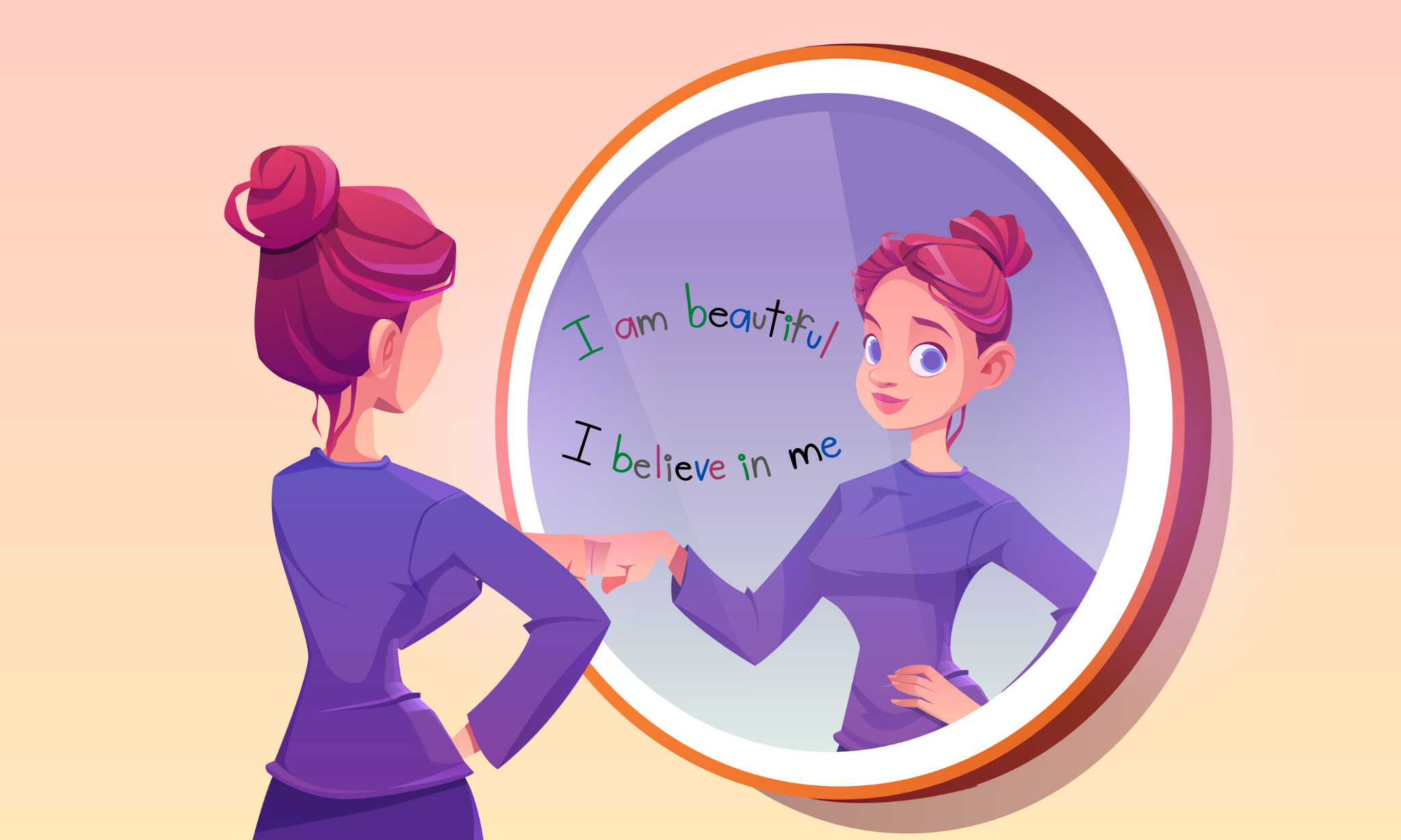 self esteem mirror