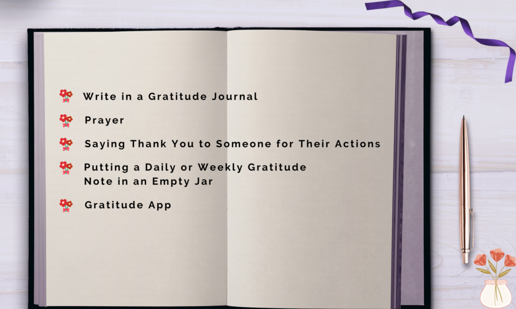 Different way to practice Gratitude